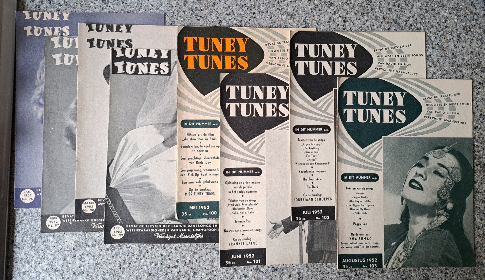 Complete jaargang Tuney Tunes 1952 in goede staat, Ophalen of Verzenden, Gelezen, Artiest