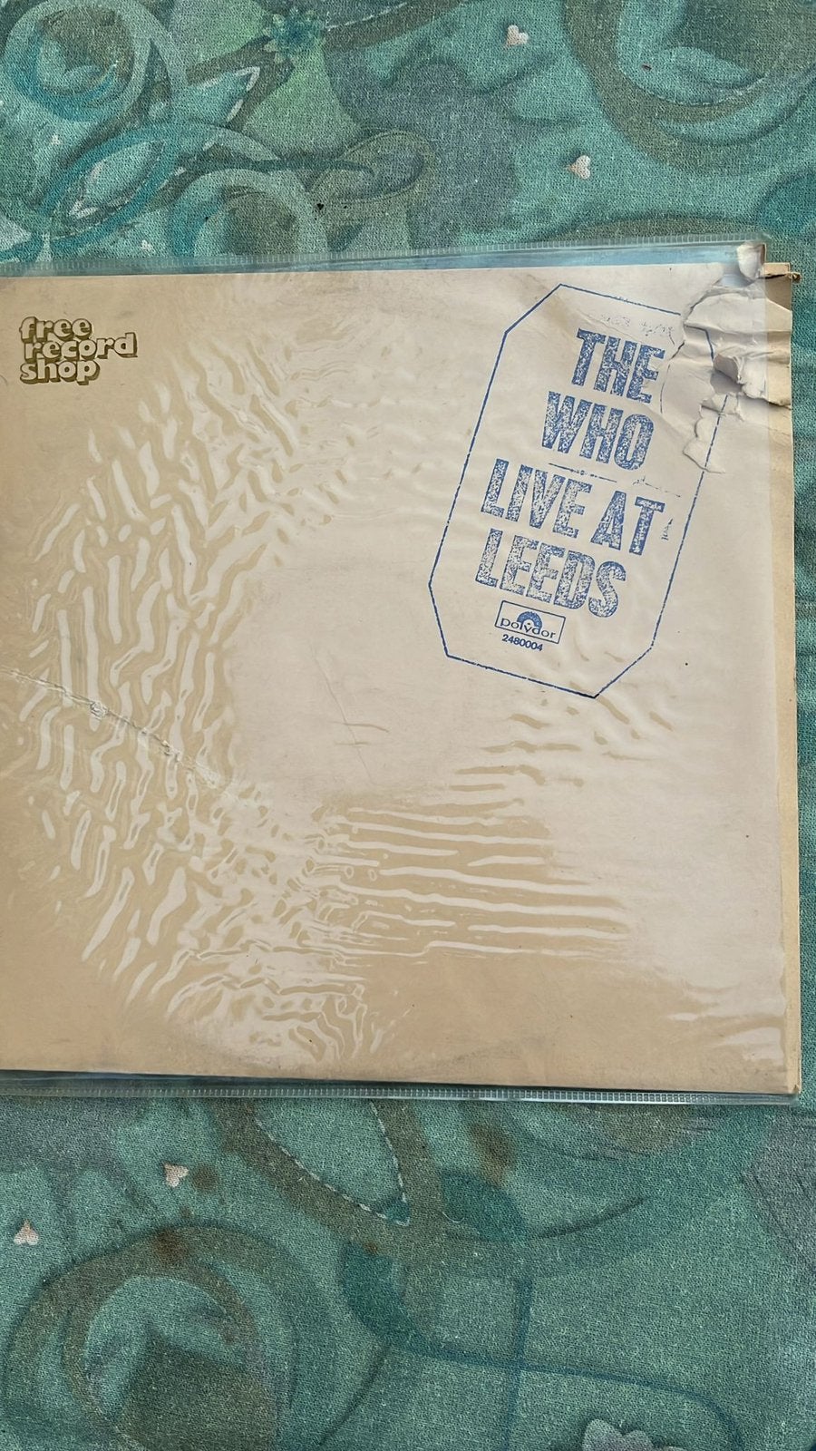 Lp the who live at leeds, Ophalen of Verzenden, Zo goed als nieuw, 12 inch, Poprock