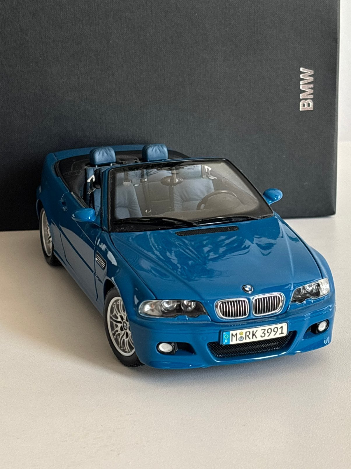 Bmw m3 cabrio Kyosho dealer editie 1:18, Hobby en Vrije tijd, Modelauto's | 1:18, Ophalen of Verzenden, Zo goed als nieuw, Kyosho