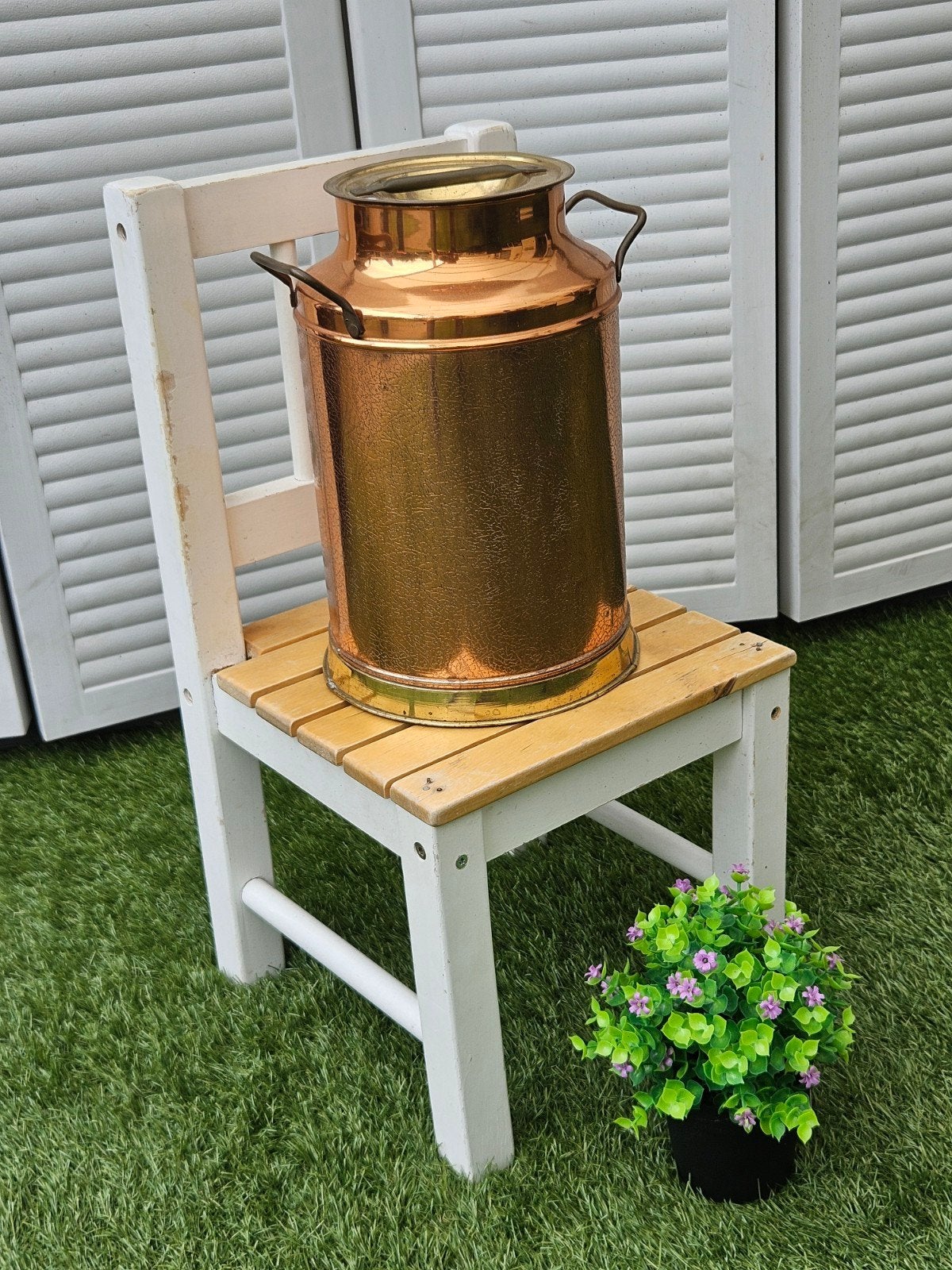 Koperen Melkbus - Decoratieve Melkkan, Ophalen of Verzenden