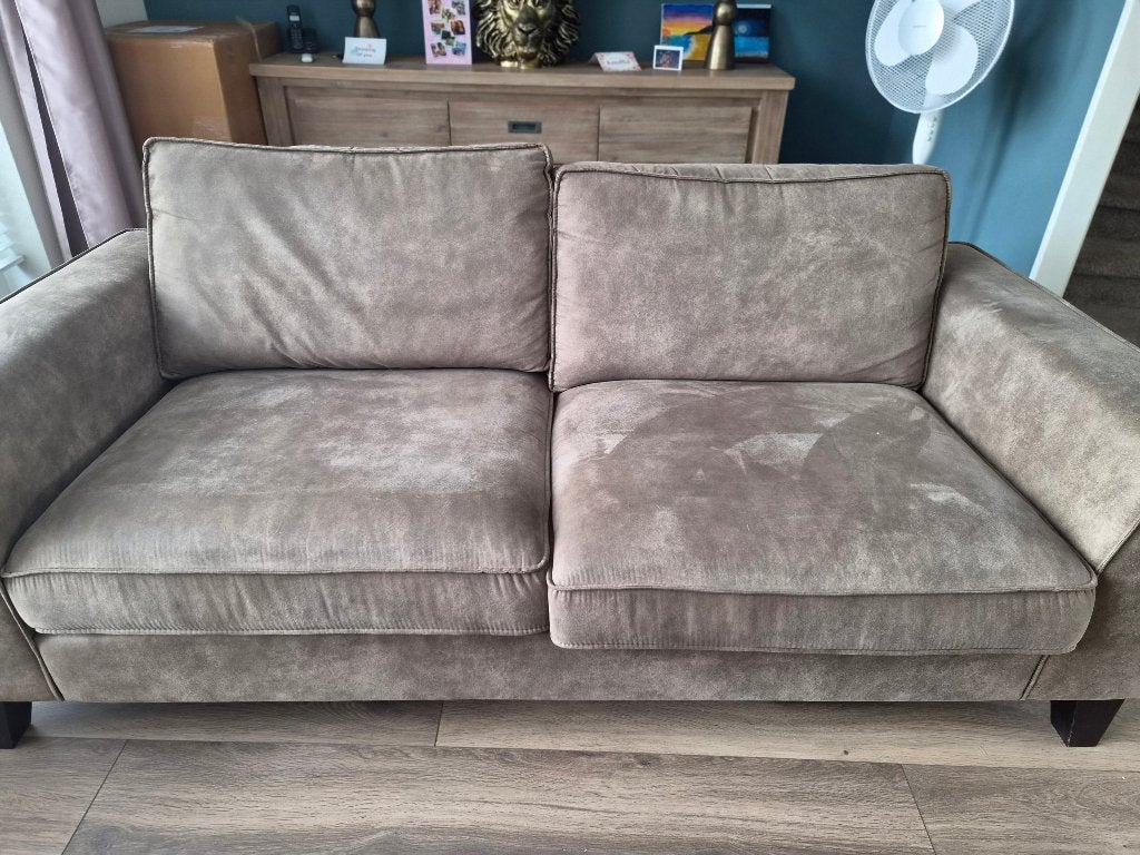 Bankstel 2.5 zits, Huis en Inrichting, Ophalen, Overige materialen, Gebruikt, Minder dan 75 cm