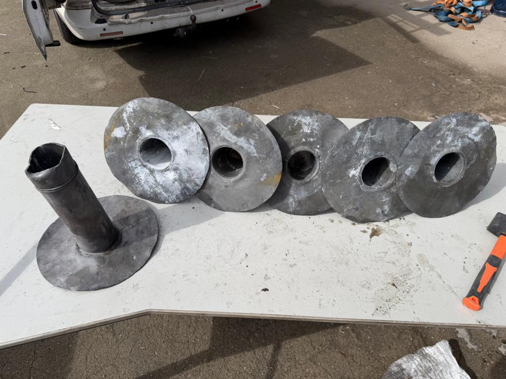 Afvoeren 100mm lood, Ophalen of Verzenden, Nieuw, Zwart, Minder dan 5 m²