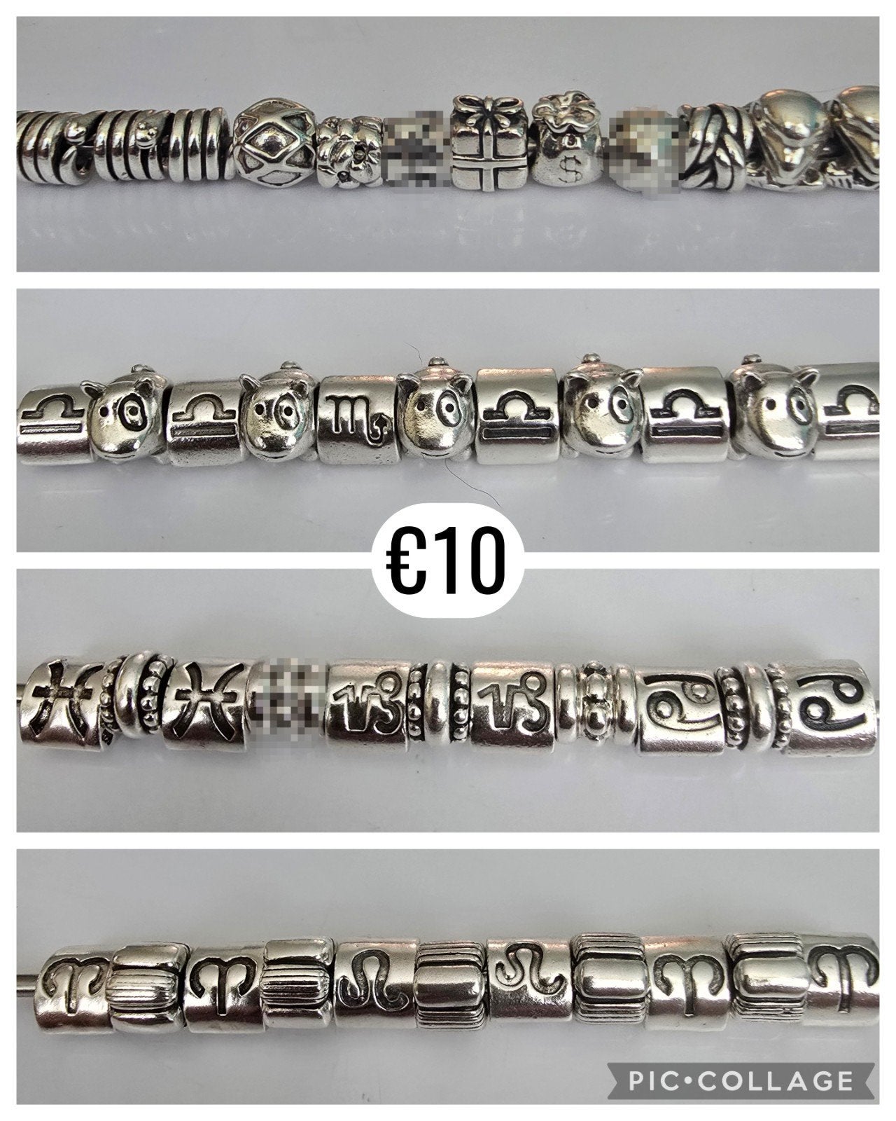 Prachtige originele zilveren Pandora bedels, Sieraden, Tassen en Uiterlijk, Bedels, Ophalen of Verzenden, Zo goed als nieuw, Zilver