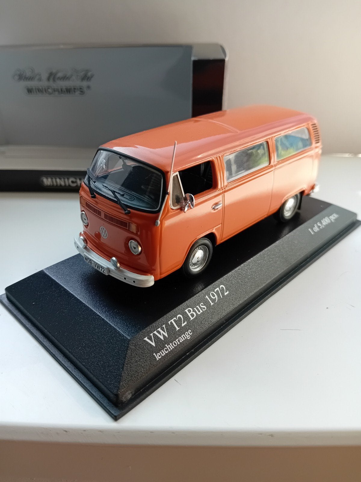 Minichamps VW T2 B Kombi, Ophalen of Verzenden, Zo goed als nieuw, Auto, MiniChamps