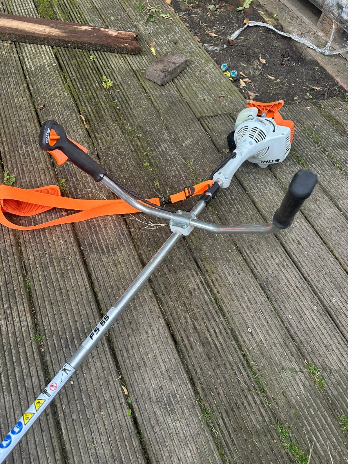 Stihl FS 55 als nieuw, Tuin en Terras, Ophalen, Zo goed als nieuw, Benzine