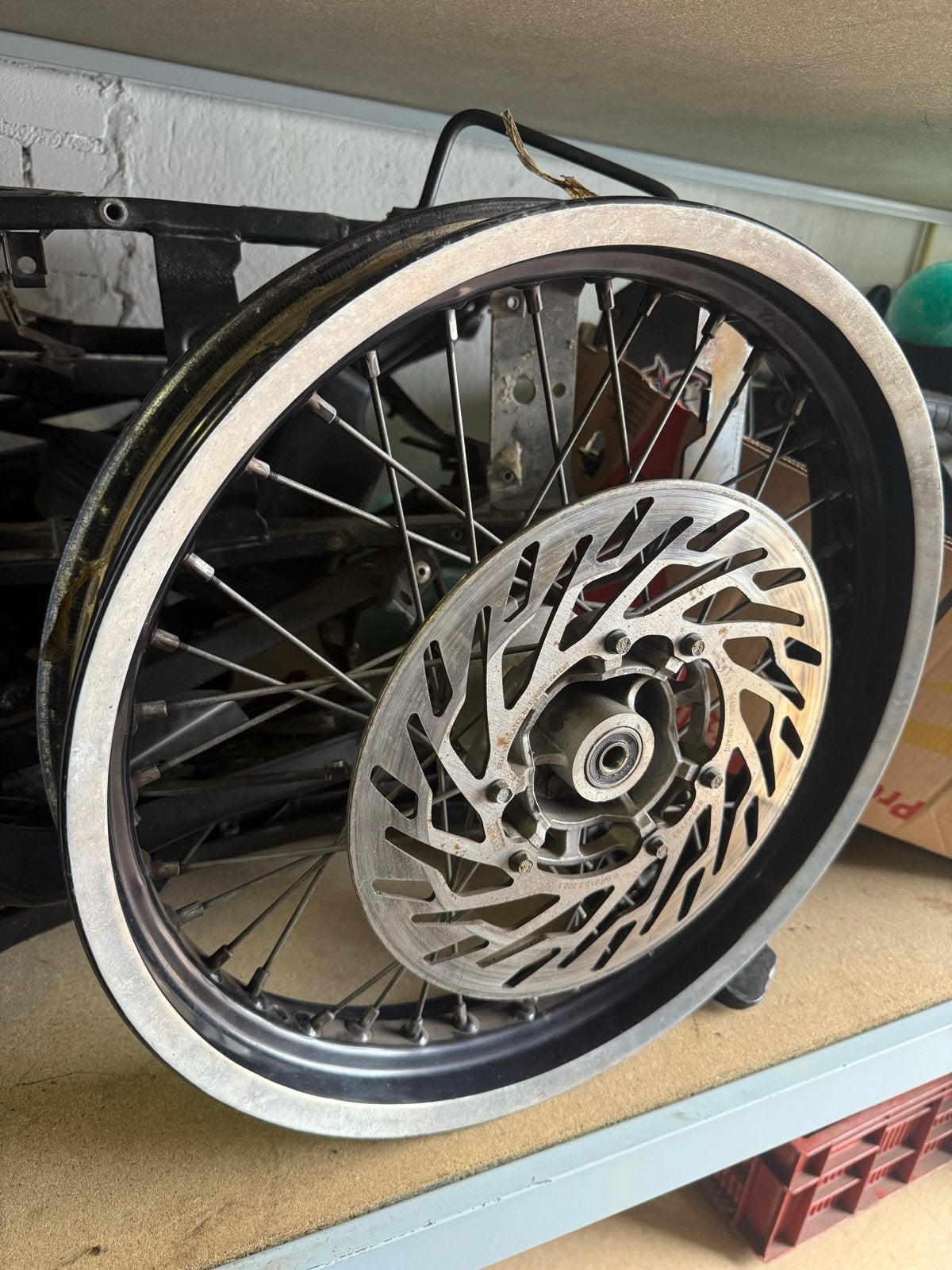 Derbi DRD Voorvelg - 15mm as, gepolijste rand, Derbi, Overige typen, Derbi, Ophalen of Verzenden