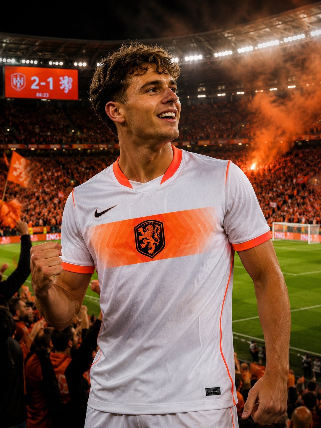 Nederlands Elftal Uit Shirt WK 2026 - Prachtig Design, Verzenden, Nieuw, Wit, Voetbal