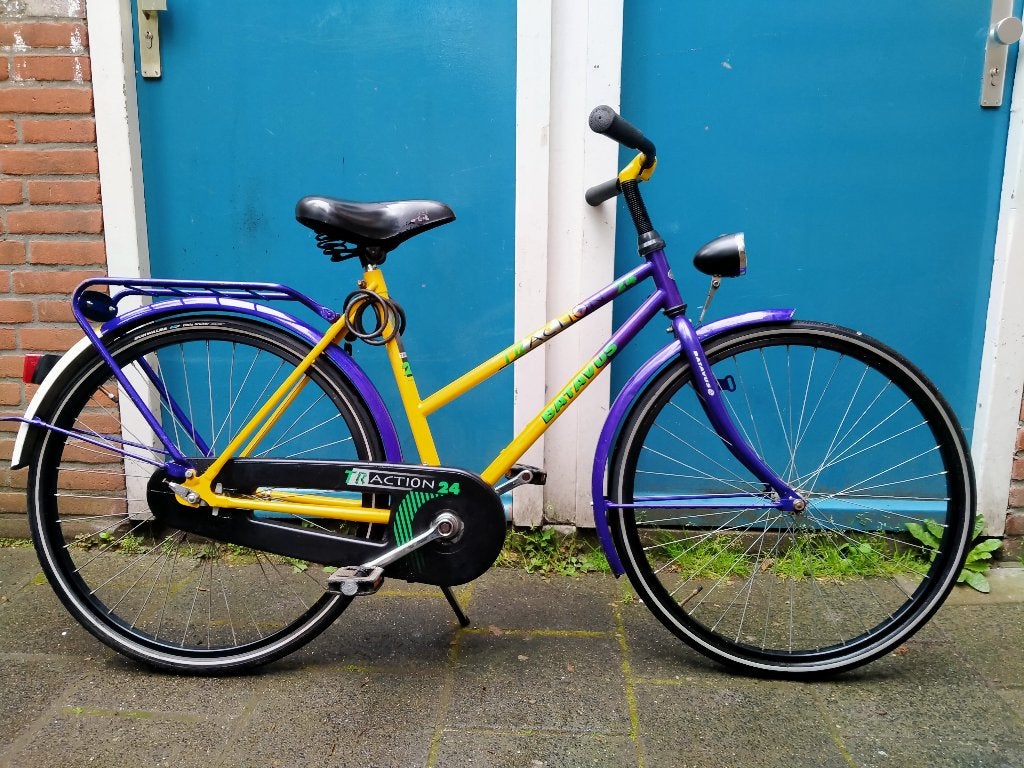 Batavus meisjesfiets 24 inch, Fietsen en Brommers, Fietsen | Meisjes, Ophalen, Terugtraprem, Batavus, Gebruikt