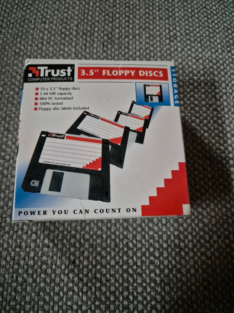 Trust 3.5" Floppy Discs - 6 stuks ongebruikt, Ophalen of Verzenden