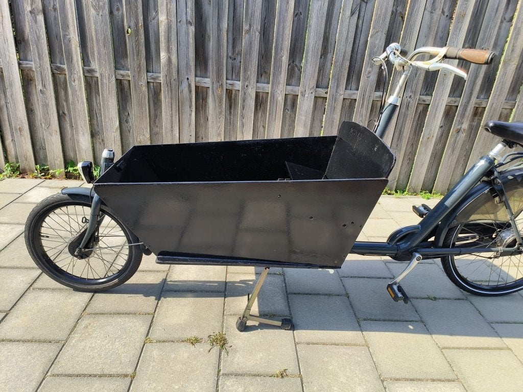 bakfiets geheel vernieuwd, Fietsen en Brommers, Ophalen, Huif, Zo goed als nieuw, 2 kinderen