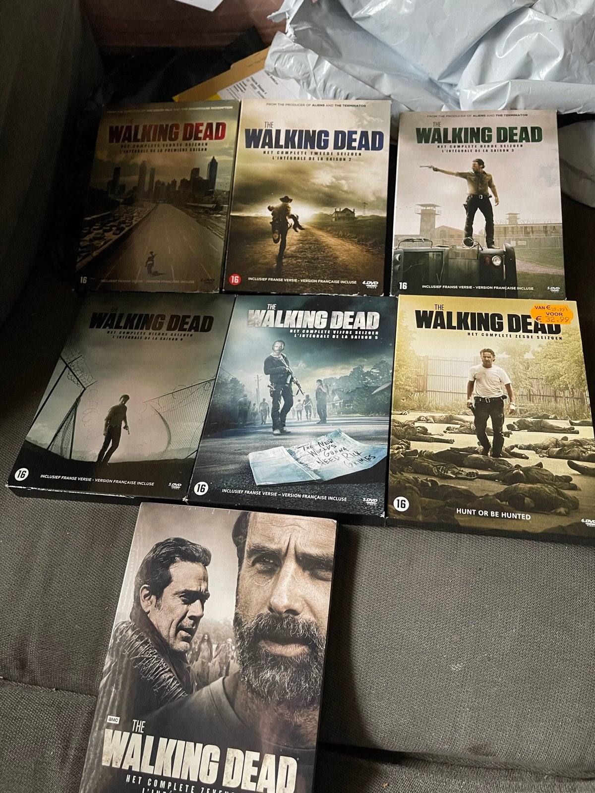 The Walking Dead Seizoen 1-7 DVD Boxset, Vanaf 16 jaar, Nederlands, Actiethriller, Ophalen of Verzenden