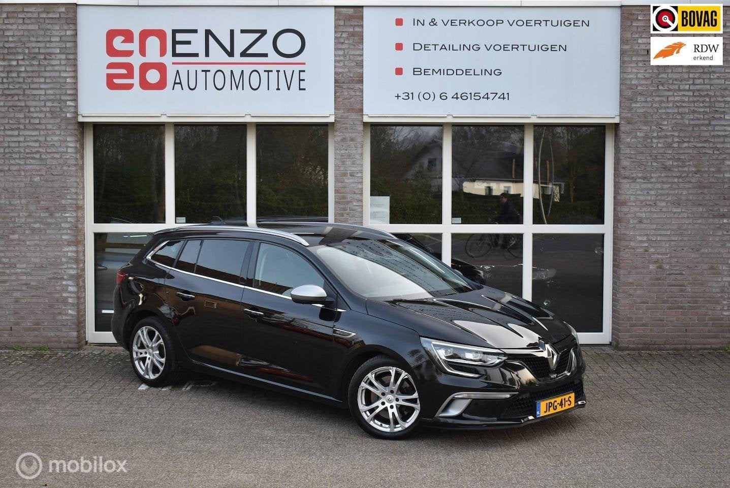Renault Mégane Estate 1.6 GT-Line 205PK Automaat, Auto's, Gebruikt, Euro 6, Parkeerassistent, Alcantara