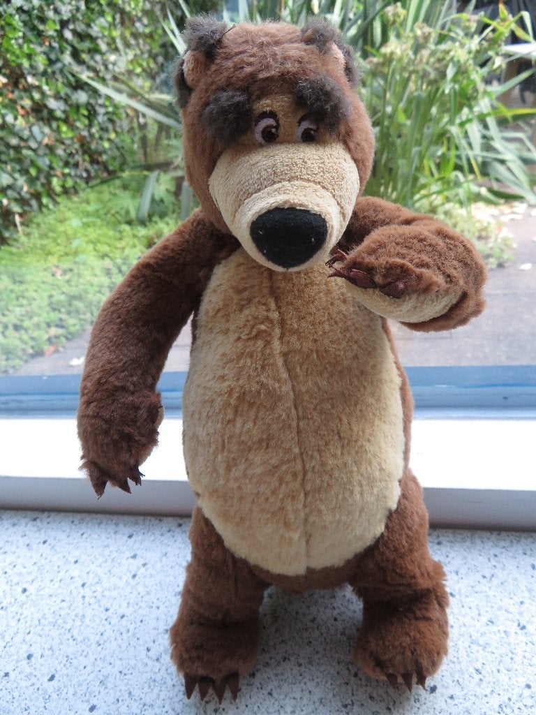 Beer van Masha and the Bear merk Simba Toys, Disney, Beer, Ophalen of Verzenden, Zo goed als nieuw