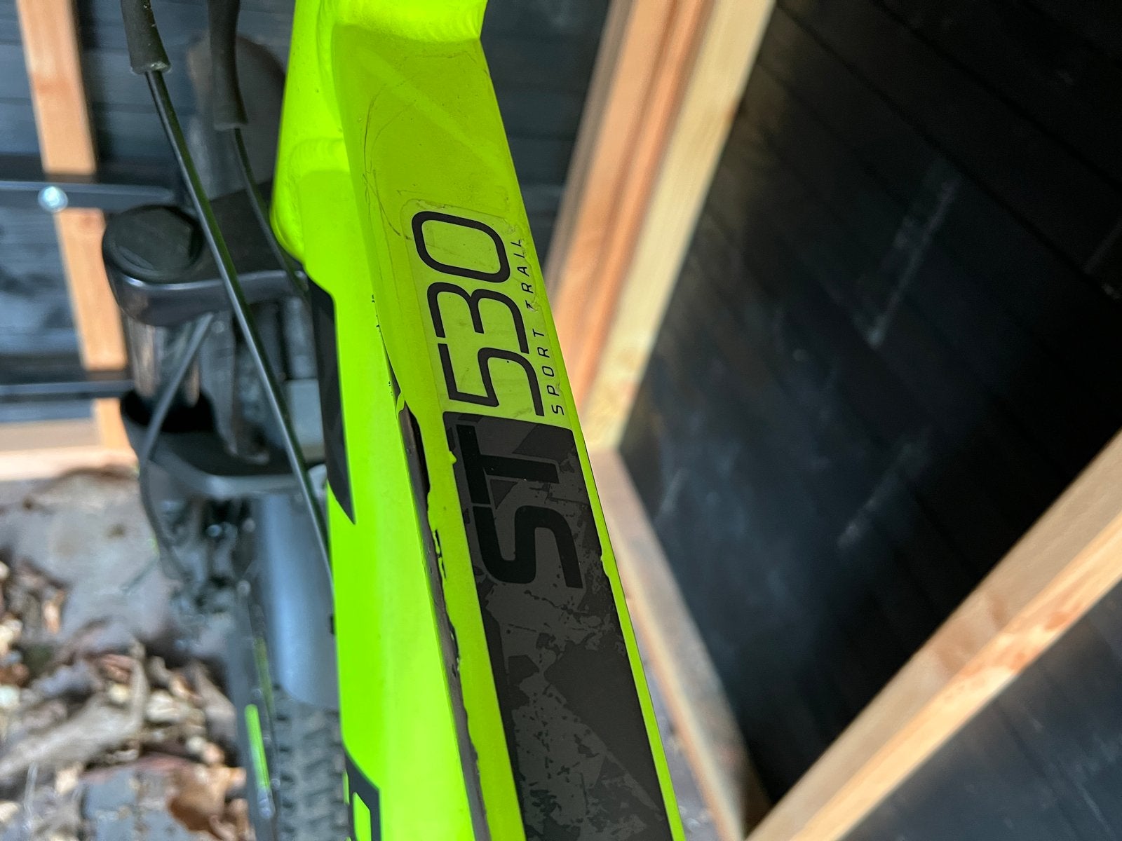 Rockrider ST 530 Mountainbike - Neon Geel, Hardtail, Heren, Zo goed als nieuw, Schijfrem