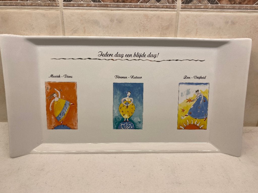 Rechthoekige Serveerschaal, Antiek en Kunst, Ophalen of Verzenden