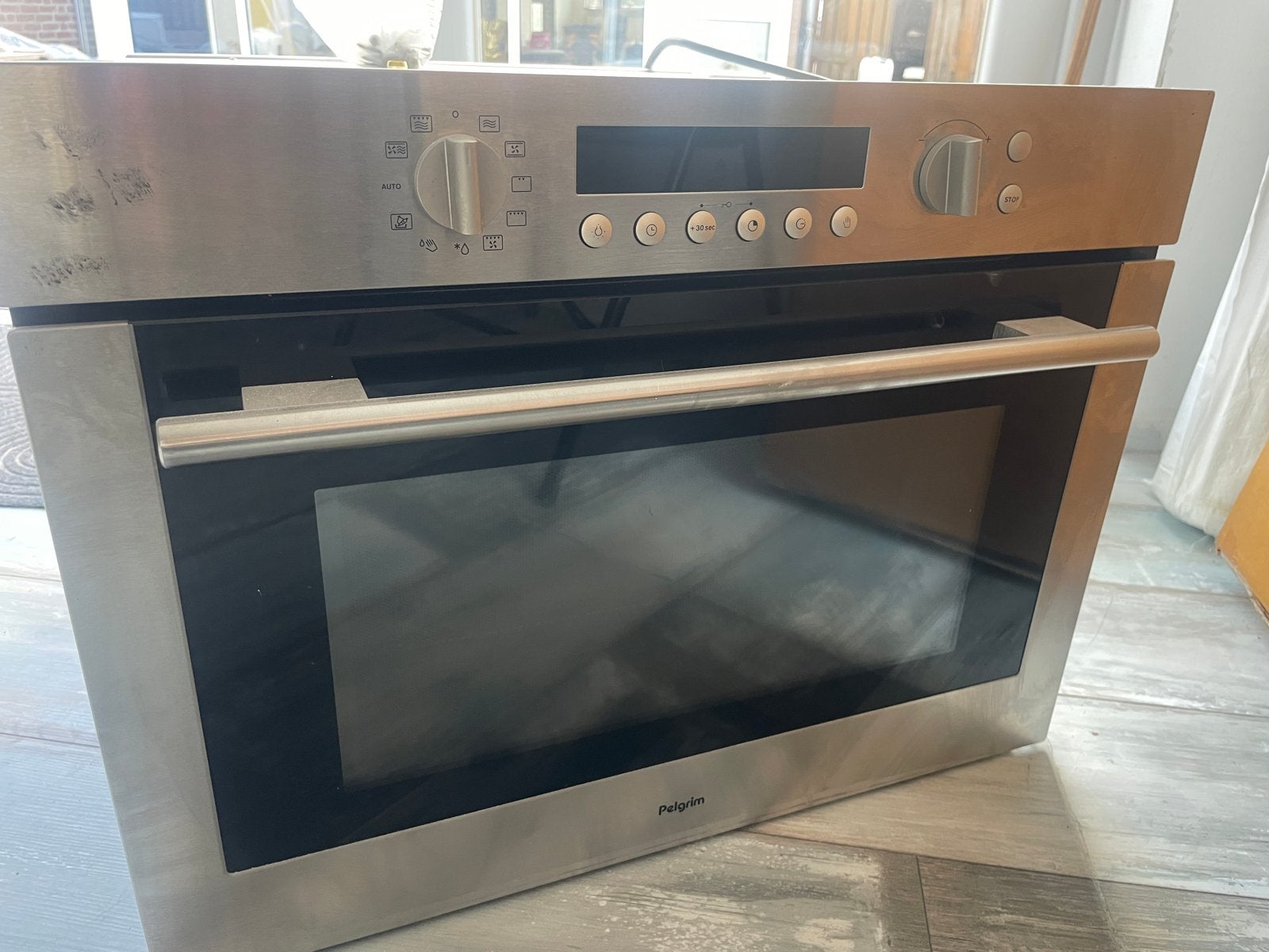 Pelgrim Combi-oven - Zo goed als nieuw, Ophalen, Hete lucht, Pelgrim, Inbouw