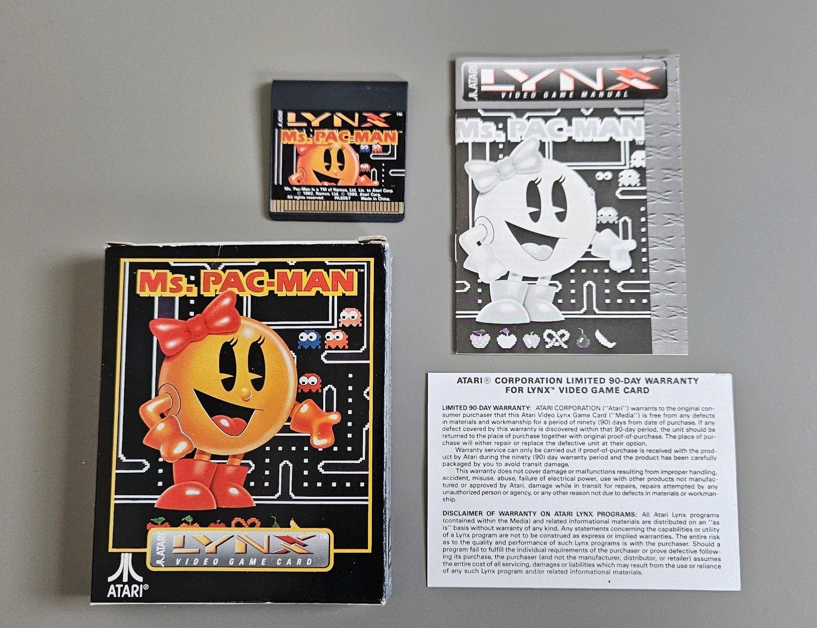 Atari Lynx Ms. Pac-Man - Compleet in doos, Spelcomputers en Games, Avontuur en Actie, Atari Lynx, 1 speler, Ophalen of Verzenden