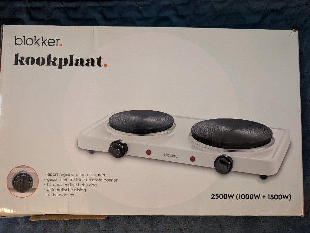 Elektrische kookplaat, Witgoed en Apparatuur, Ophalen, Gebruikt, 3 kookzones of minder, Vrijstaand