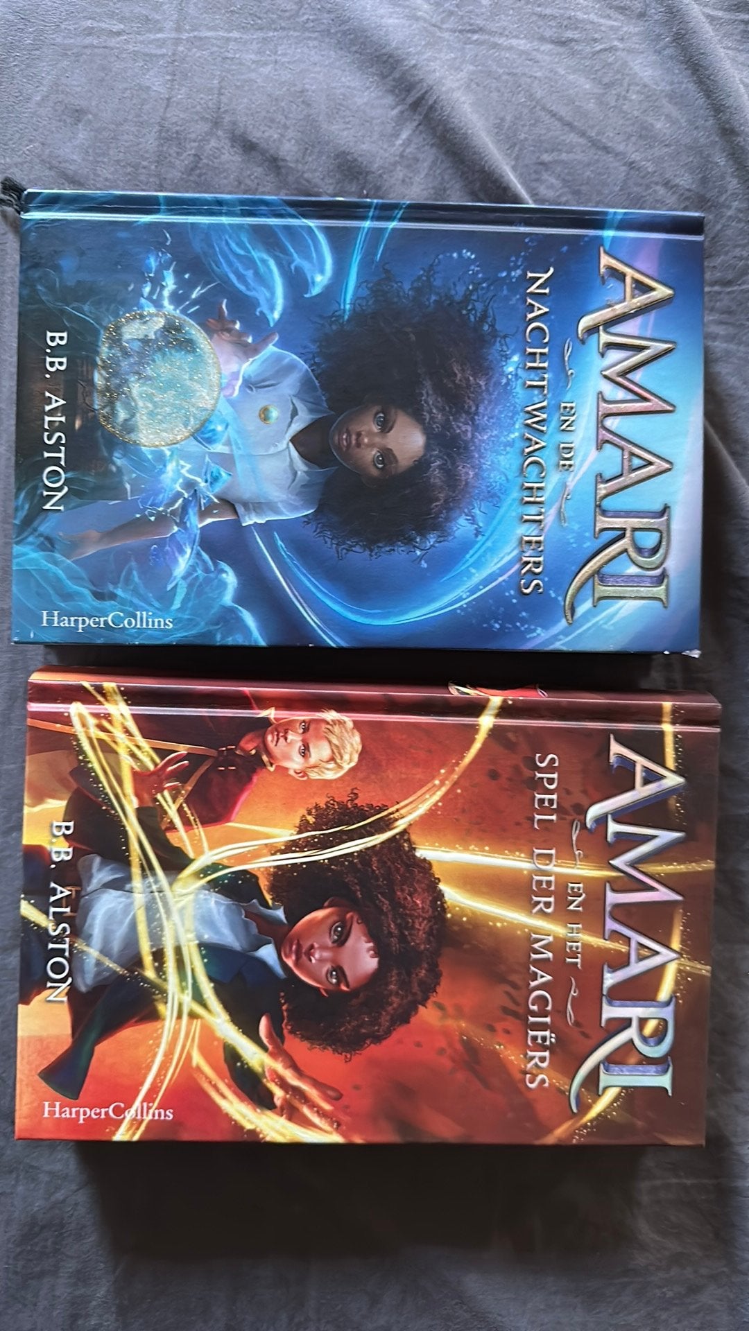 Amari 1 de Nachtwachters en 2 spel der magiers samen 15 euro, Ophalen of Verzenden, Zo goed als nieuw, B.B. Alston