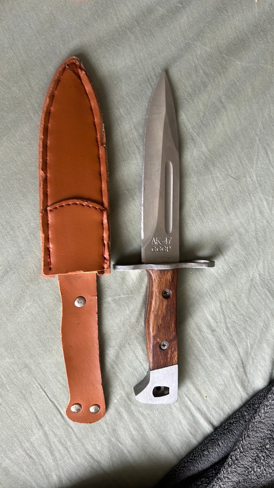 AK 47 bayonet, Ophalen of Verzenden, Landmacht, Nederland, Mes of Dolk