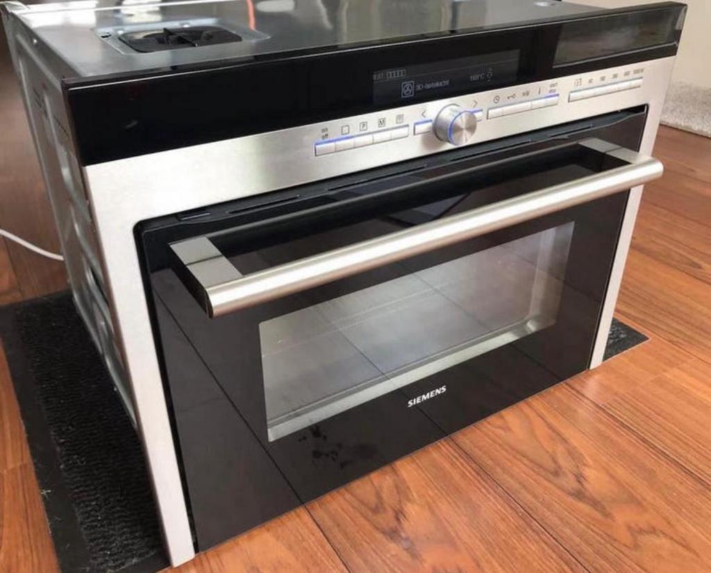 Te Koop Luxe Siemens IQ700 Combi Oven Magnetron Met Grill, Ophalen, Hete lucht, Inbouw, Oven met grill