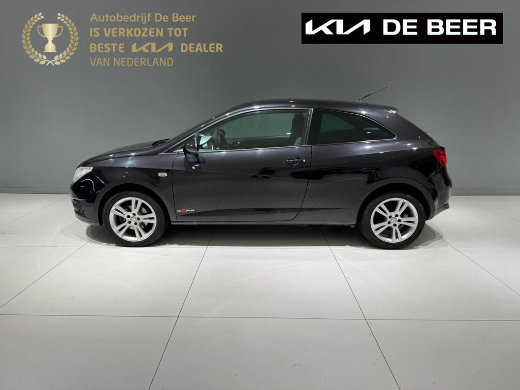 SEAT Ibiza 1.4 85pk Copa Climate Controle Cruise Controle, Voorwielaandrijving, Zwart, 4 cilinders, Bedrijf