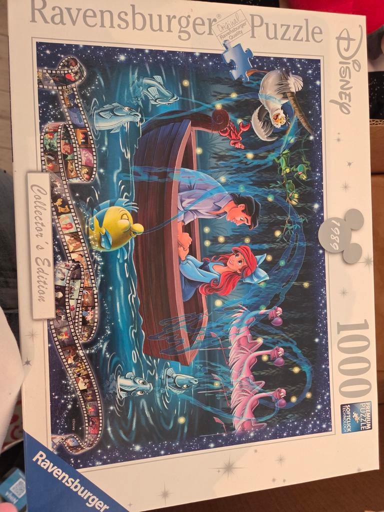 Ravensburger Disney De Kleine Zeemeermin puzzel 1000 stukjes, Ophalen of Verzenden