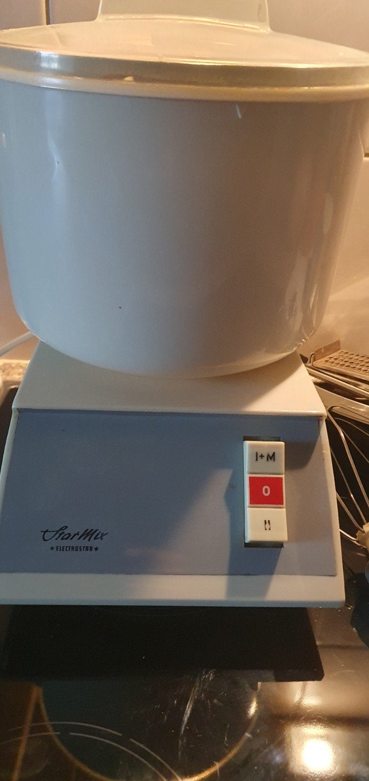 Vintage Electrostars Roermix Keukenmachine met accessoires, 2 tot 3 liter, Ophalen, Gebruikt, 2 snelheden