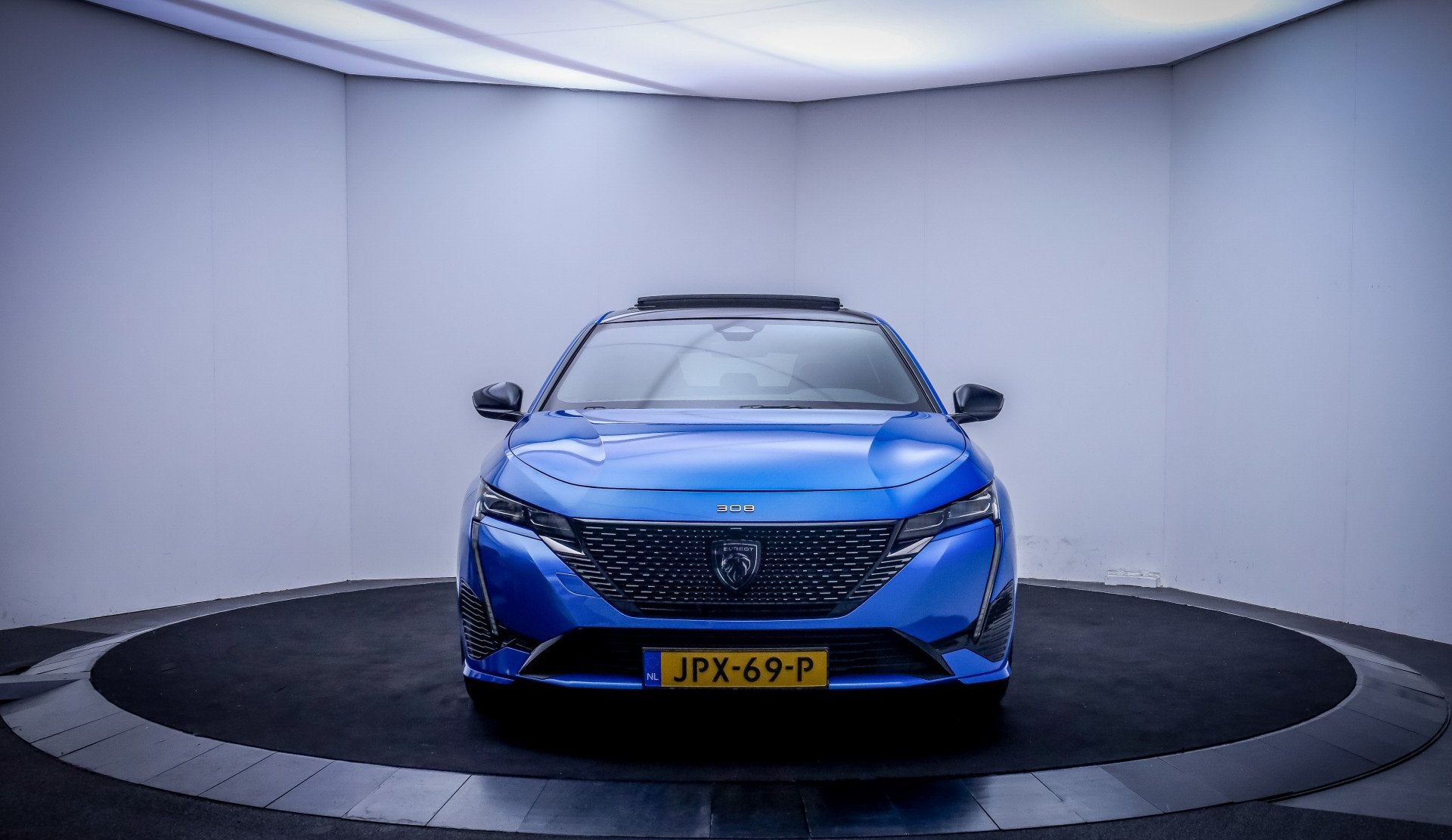 Peugeot 308 1.2T Aut. GT- Pack Business PANO | MATRIX LED |, Auto's, Gebruikt, 1199 cc, Blauw, Leder