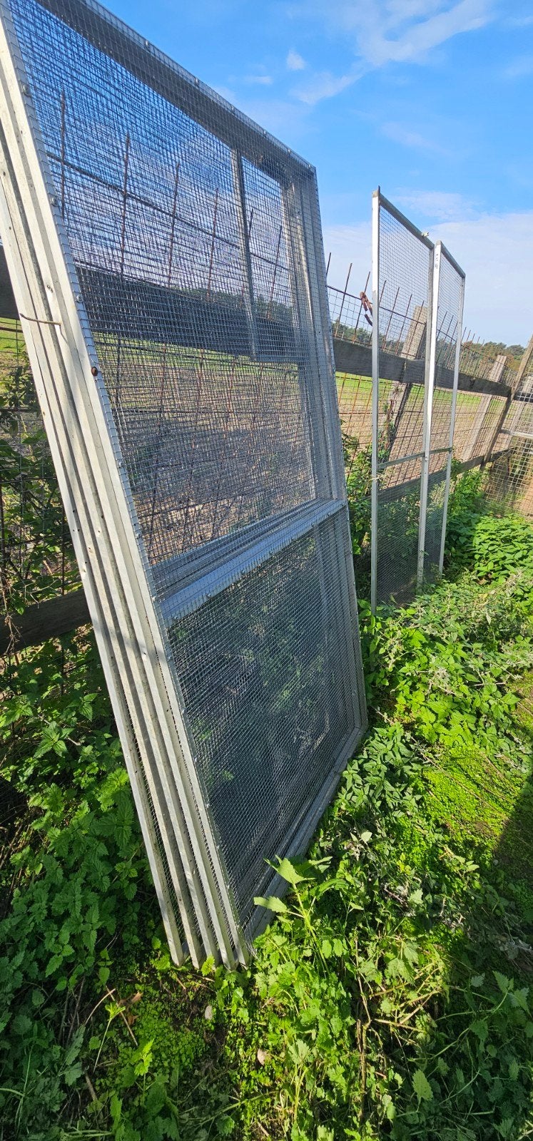 veel volière panelen, Ophalen, Aluminium