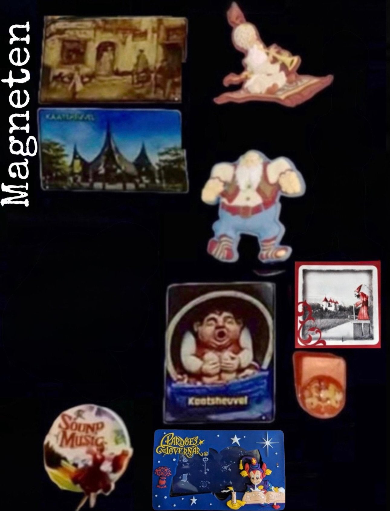 Gezocht Efteling Magneten, Verzenden, Zo goed als nieuw