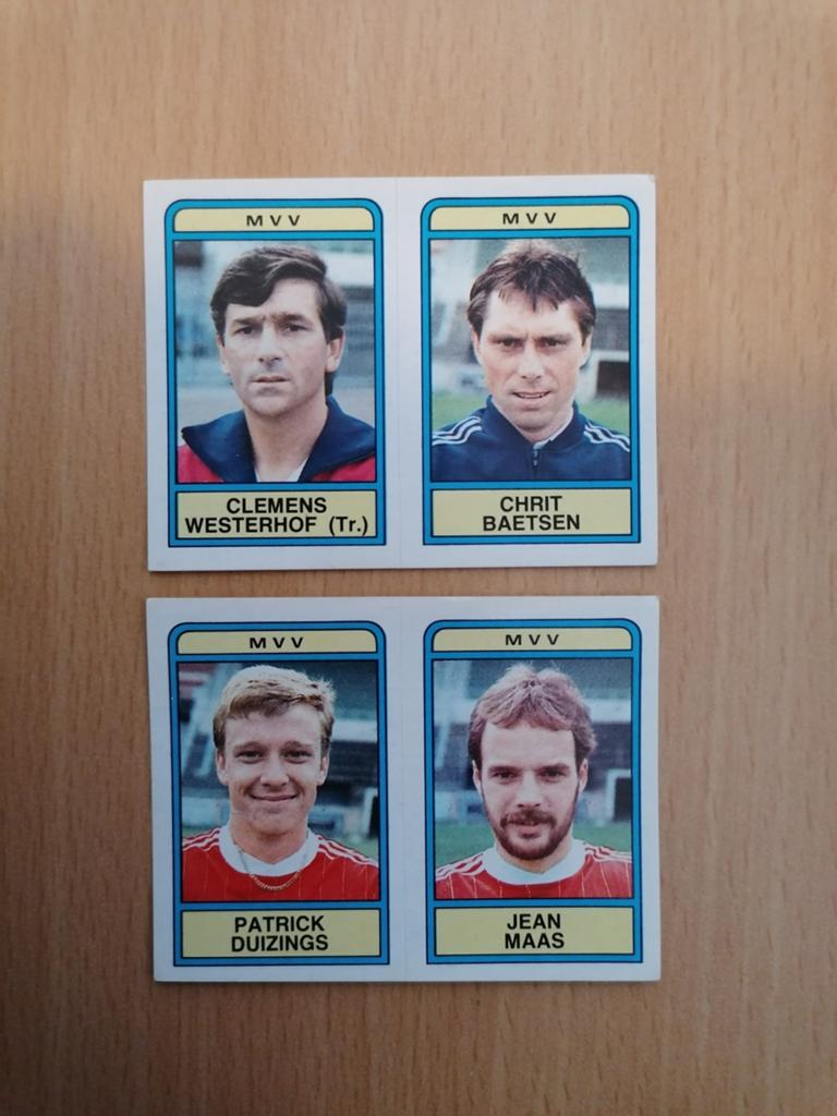 Panini Voetbal 84 MVV 2x., Verzamelen, Sportartikelen en Voetbal, Ophalen of Verzenden, Zo goed als nieuw, Ajax, Poster, Plaatje of Sticker