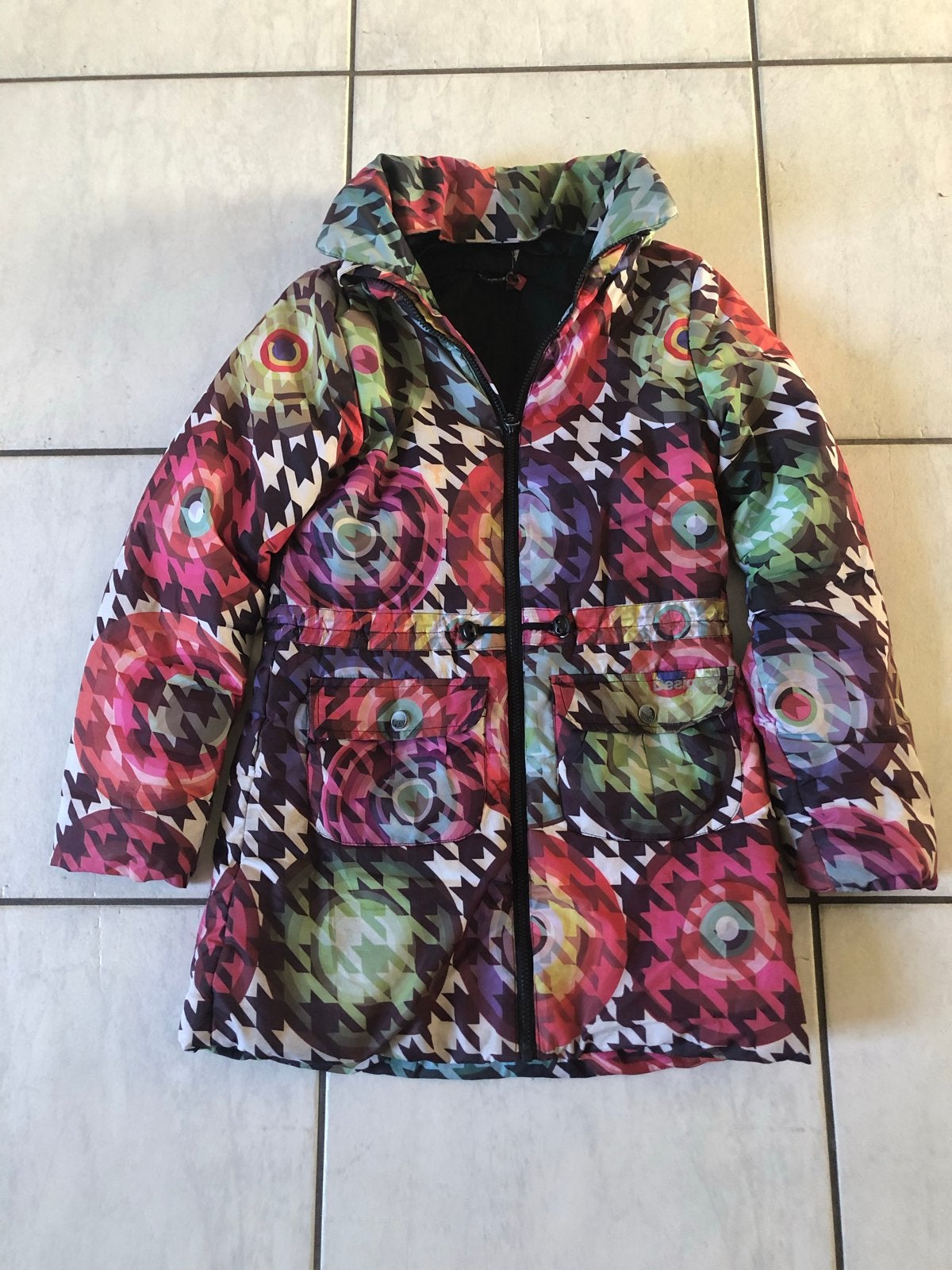 Desigual jas mt.13/14 (160/164), Ophalen of Verzenden, Gebruikt, Meisje, Jas