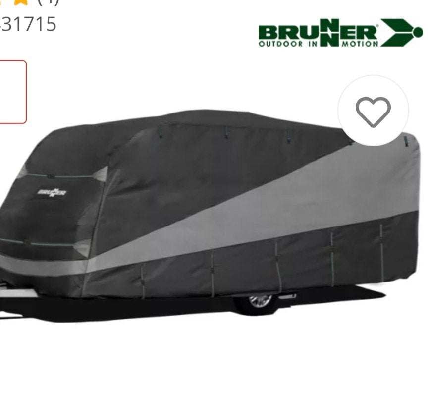 Hoes caravan merk Brunner, Ophalen, Zo goed als nieuw