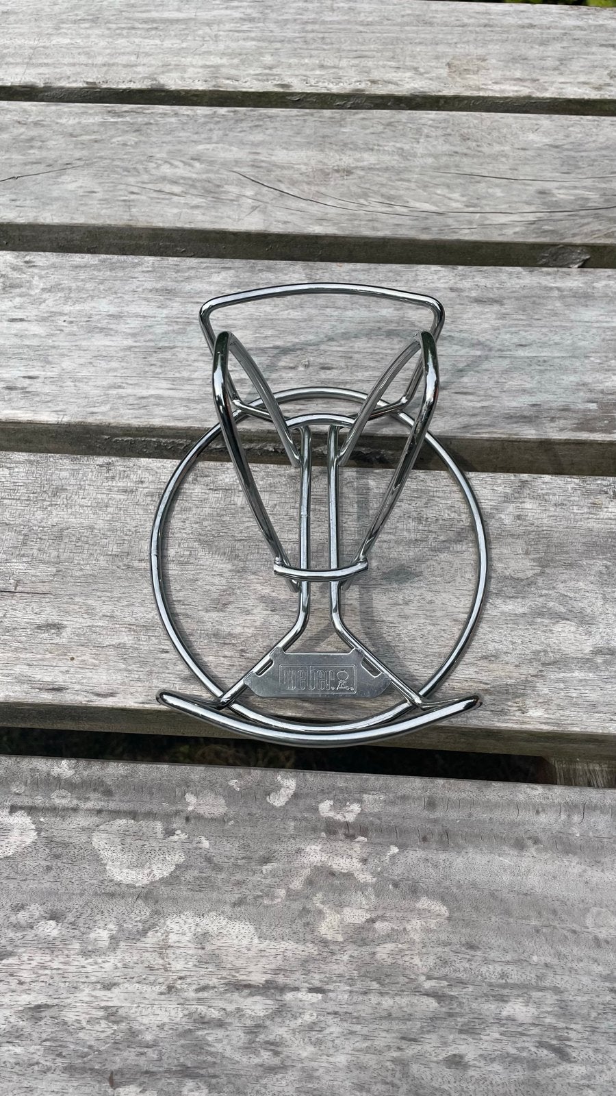 Weber kiphouder / gevogeltehouder, Tuin en Terras, Barbecue-accessoires, Ophalen of Verzenden, Zo goed als nieuw