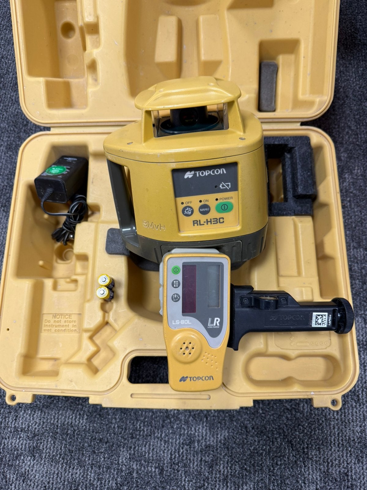 Topcon RL-H3C laser met ontvanger in koffer, Ophalen, Wiekenweg Amersfoort, Customerservice.nl@topcon.nl, Zo goed als nieuw