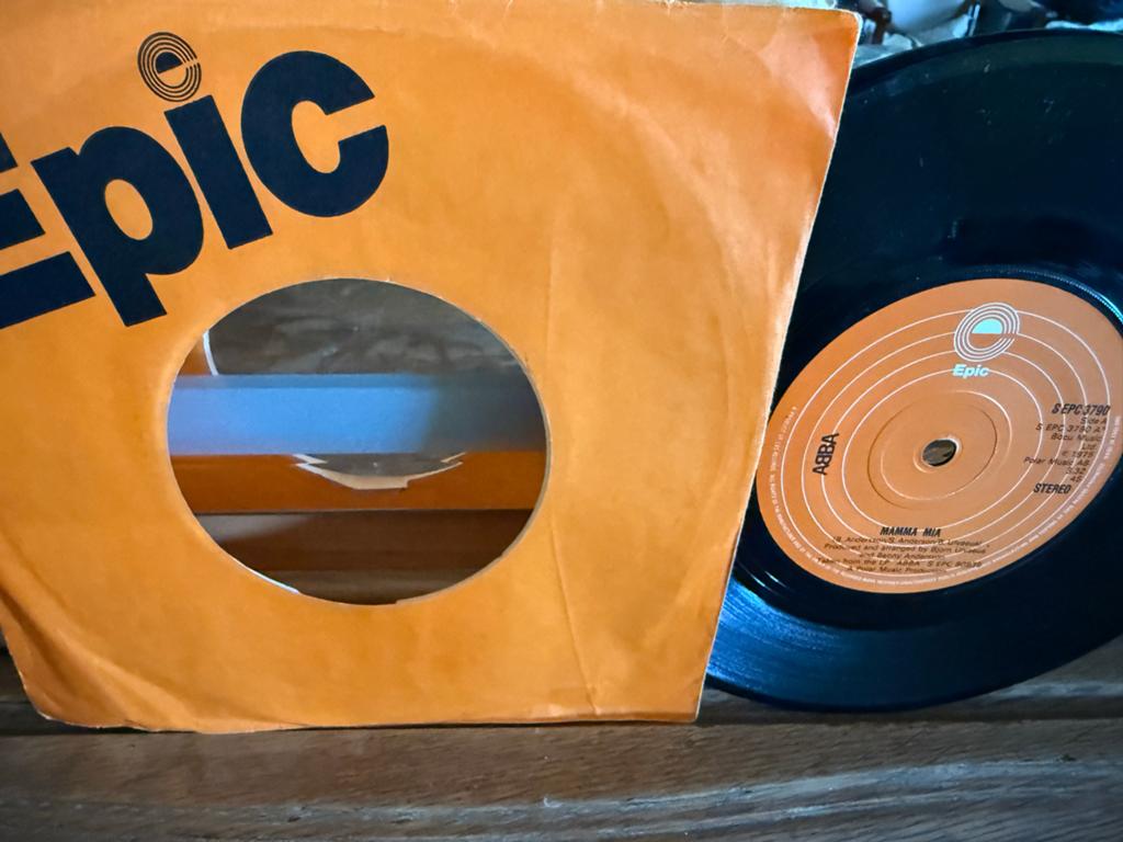 ABBA - Mamma Mia / Tropical Loveland (Single), Originele persing, Ophalen of Verzenden, Zo goed als nieuw, Pop