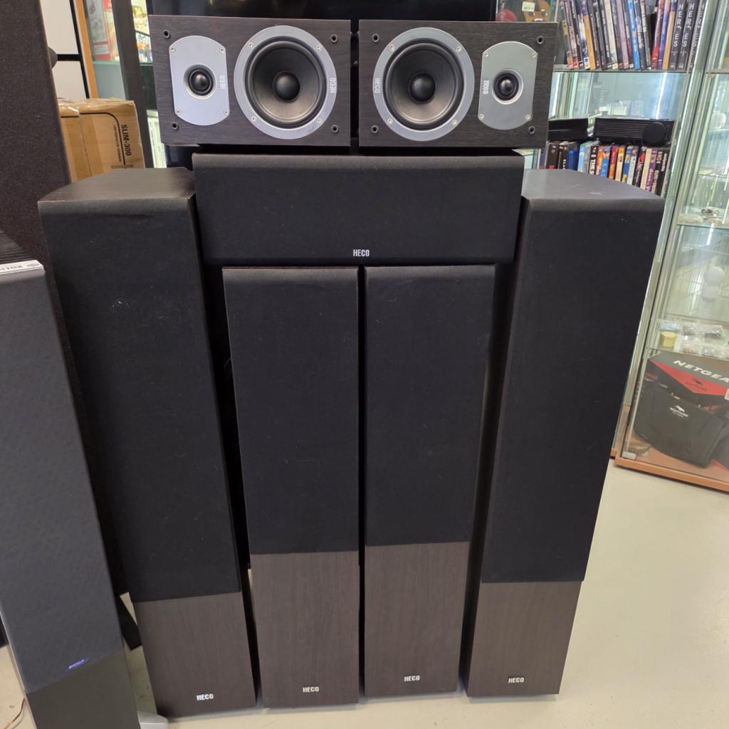 Complete set HECO Victa 700/500/200/100   7.0 surr. speakers