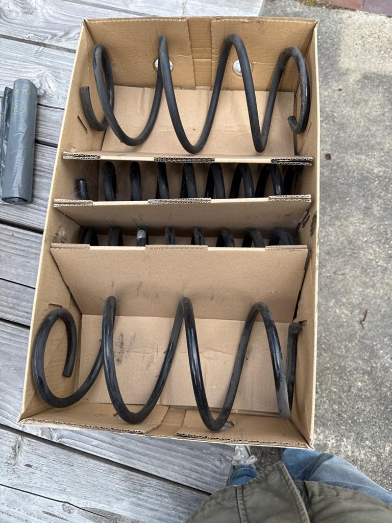 Set van 4 gebruikte schroefveren voor SLK R172, Ophalen of Verzenden, Gebruikt, Universele onderdelen