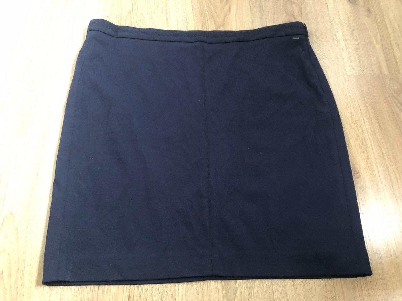 Claudia strater donkerblauw rokje recht model 44, Blauw, Maat 42/44 (L), Ophalen of Verzenden, Zo goed als nieuw