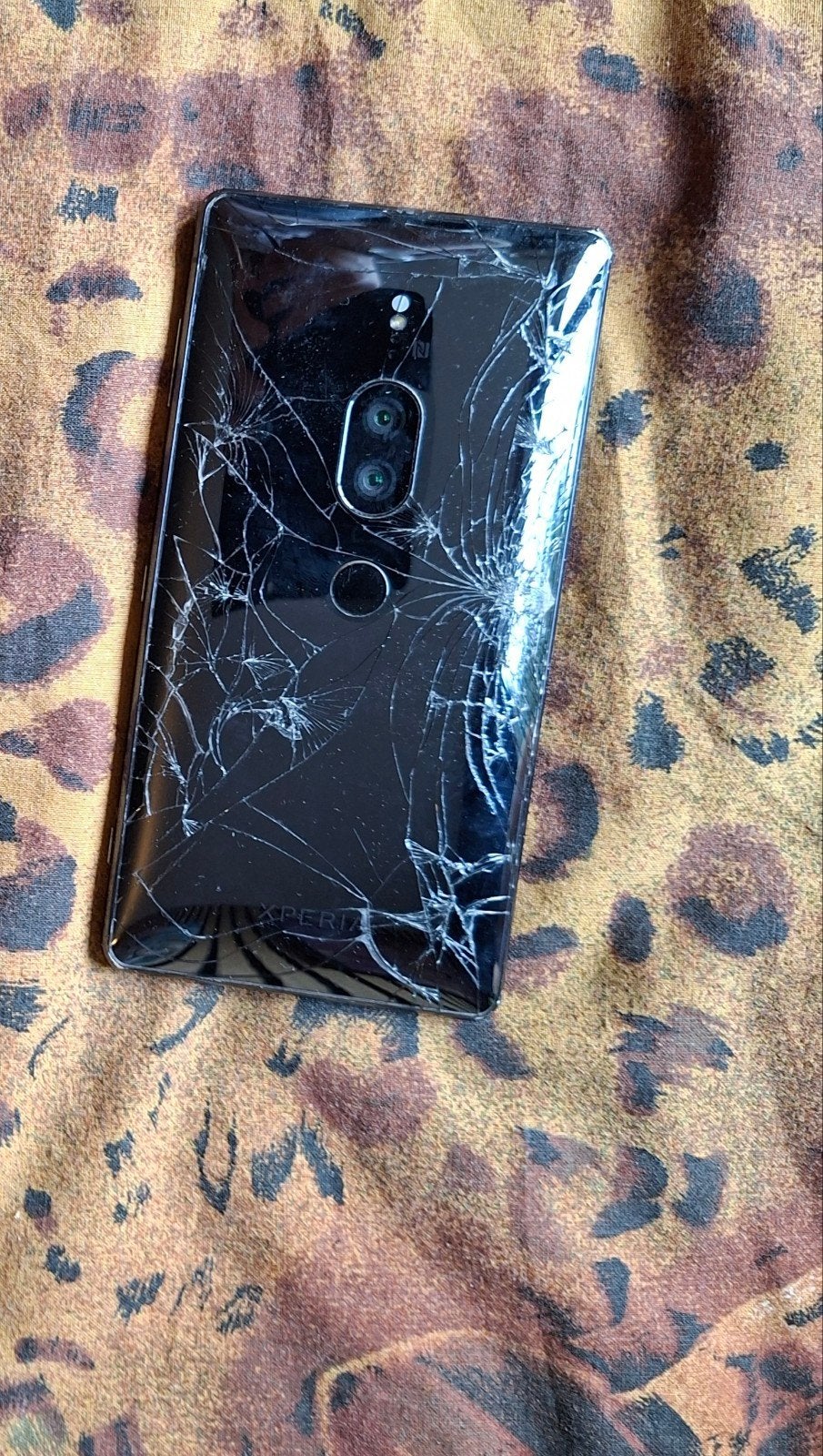 Sony Xperia XZ2 Premium H8166 - Achterkant beschadigd, Telecommunicatie, Gebruikt, Zwart, Ophalen of Verzenden, Zonder simlock