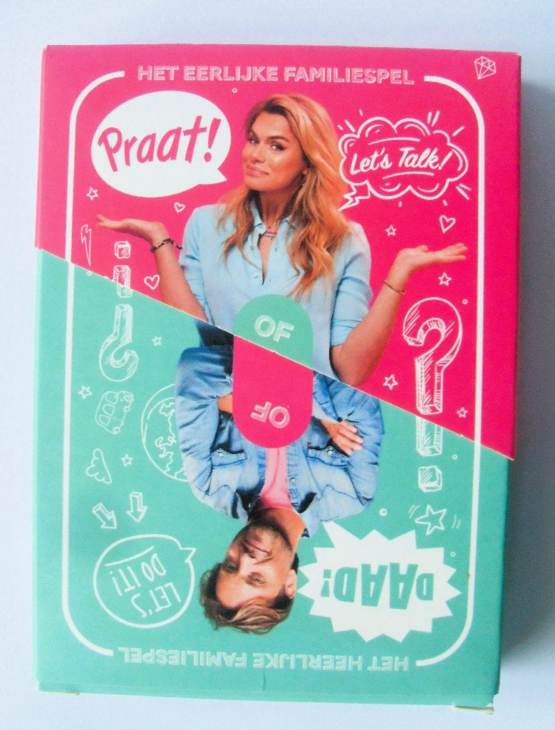 Vragenspel familie / Praat of daad / familiespel - NIEUW !!, Hobby en Vrije tijd, Gezelschapsspellen | Kaartspellen, Vijf spelers of meer