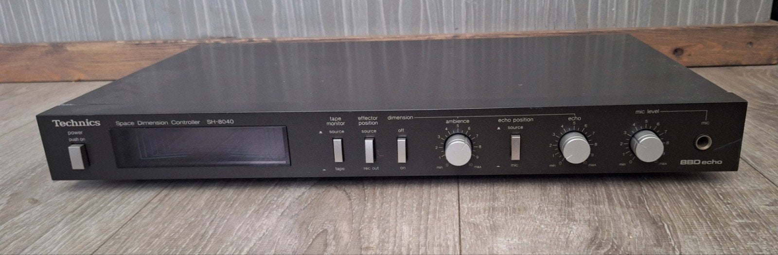 Technics SH-8040 space dimension Analog BBD echo delay Japan, Ophalen of Verzenden, Gebruikt, Delay of Echo