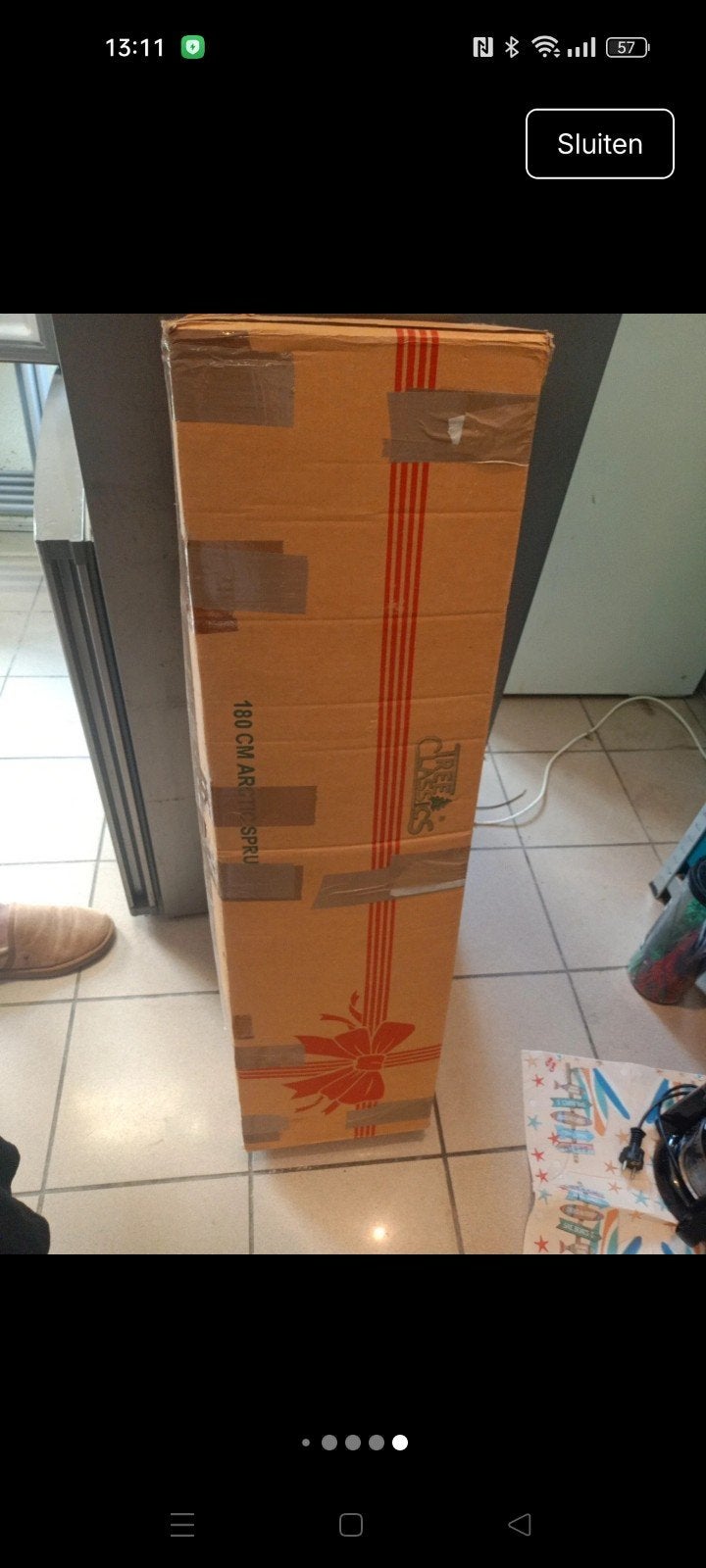 Kerstboom 180 cm hoog nu 60 euro, Ophalen of Verzenden, Gebruikt