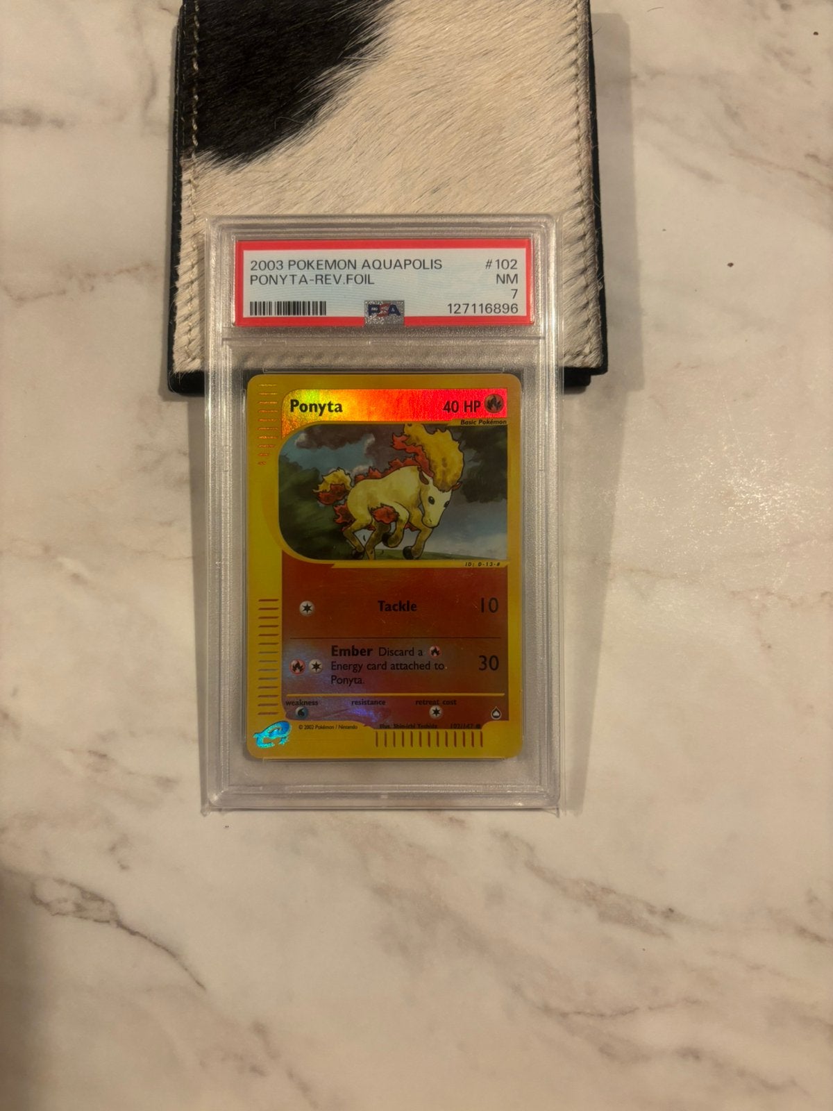 Ponyta 102/147, Hobby en Vrije tijd, Verzamelkaartspellen | Pokémon, Ophalen of Verzenden, Zo goed als nieuw, Meerdere kaarten