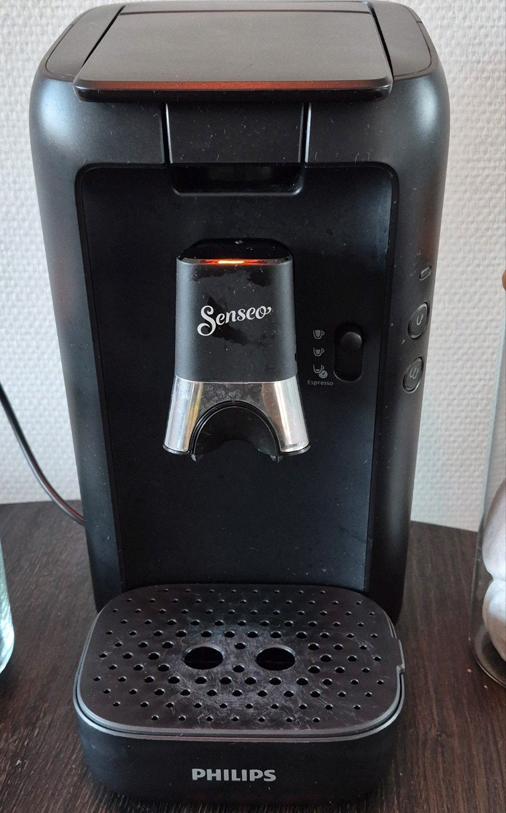 senseo van Philips zie foto's, Witgoed en Apparatuur, Ophalen, Gebruikt, Overige modellen, Koffiepads en cups