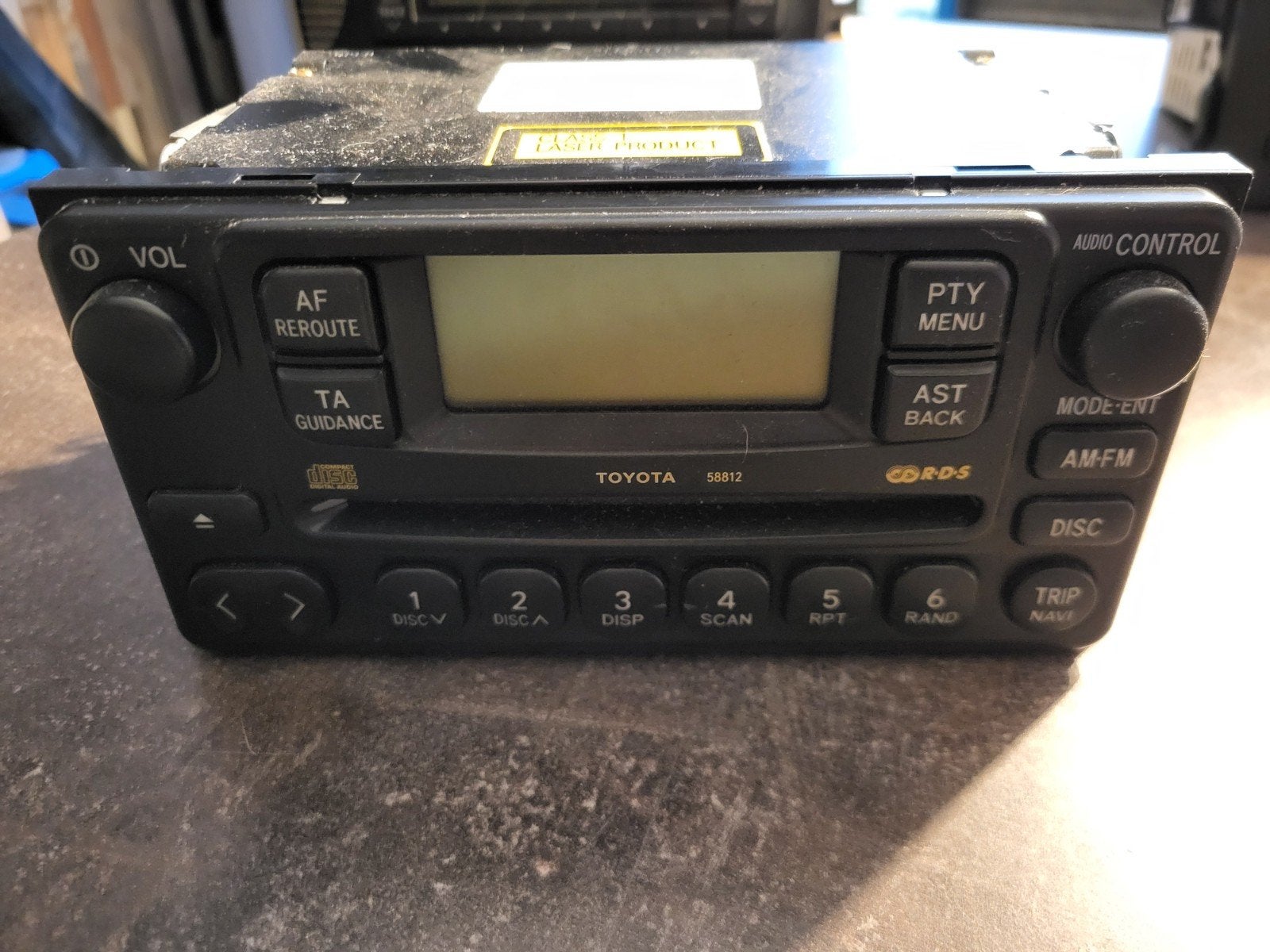Toyota RAV4 Gen2 Radio CD Speler (Model 58812), Ophalen of Verzenden, Gebruikt