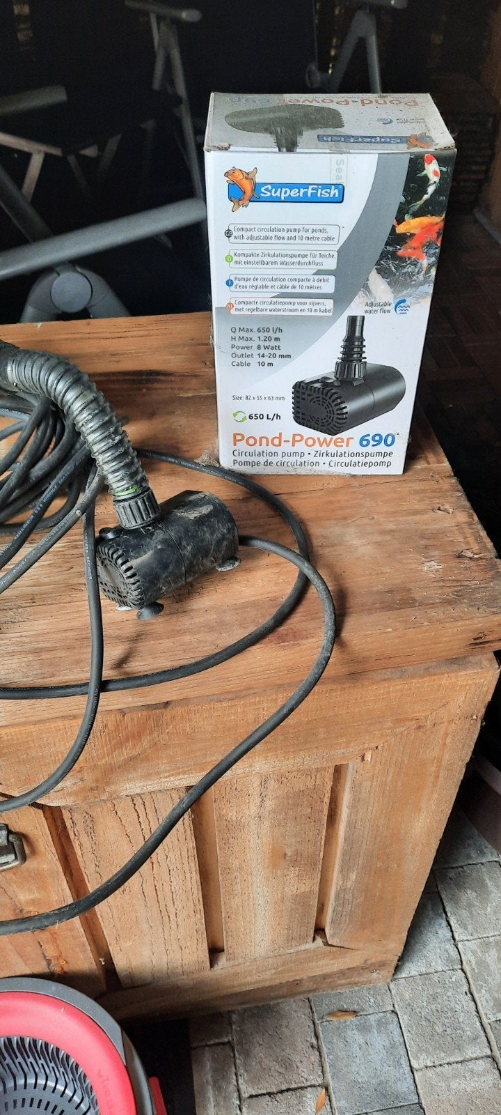 SuperFish Pond-Power 690 Vijverpomp - 650 L/u, Ophalen of Verzenden