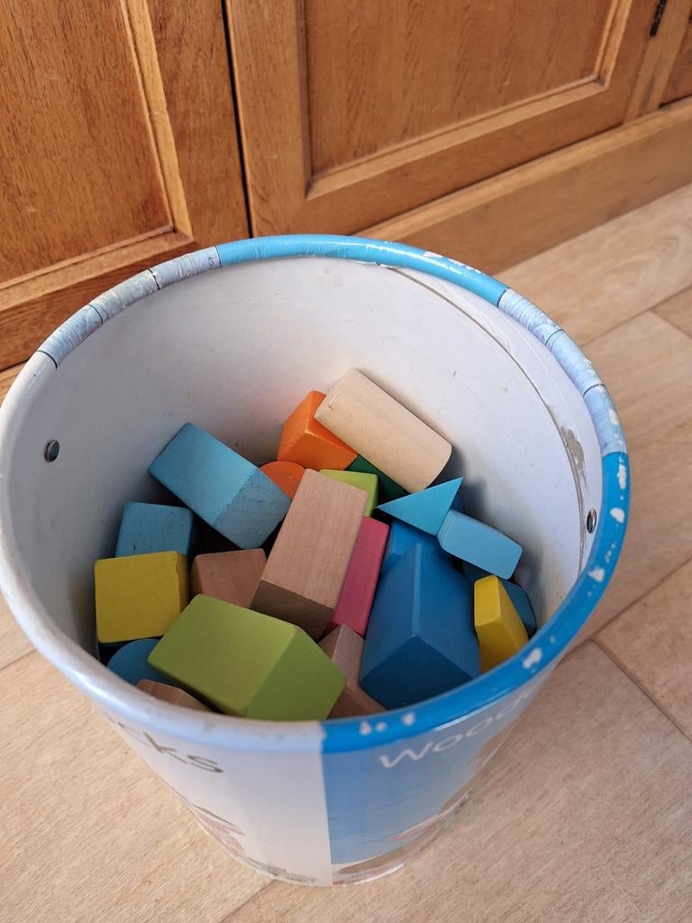 Gekleurde houten blokken, Ophalen, Gebruikt, Overige merken