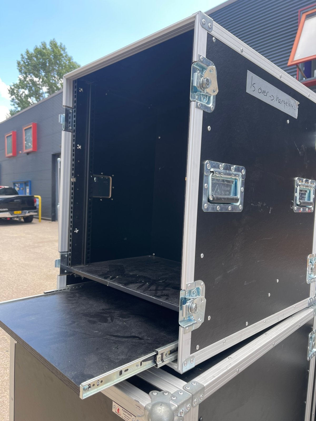 AUDIPACK FLIGHTCASE 19Inch 13He 37cm Inbouw Double Doors&Whl, Ophalen, Nieuw, Overige instrumenten, Flightcase